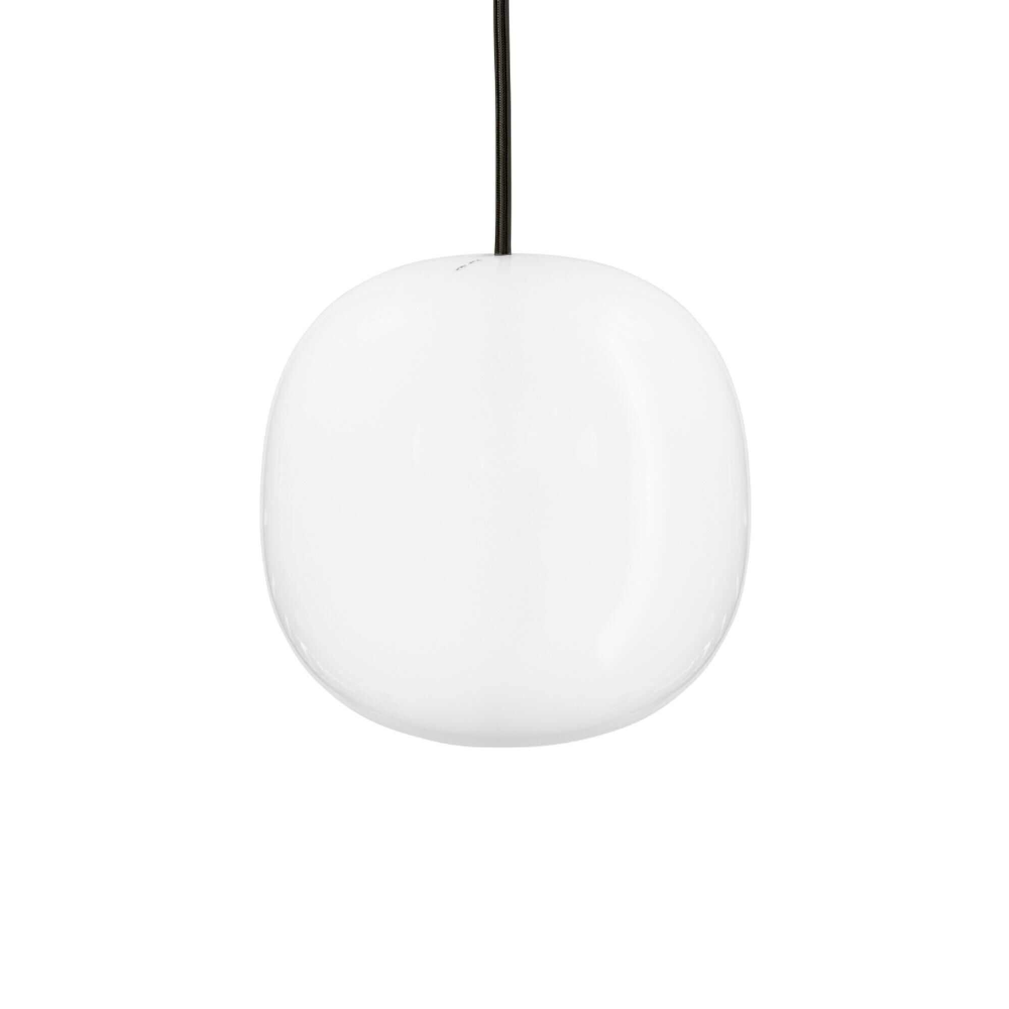 Superkube 150P Taklampa Opal med Svart Sladd