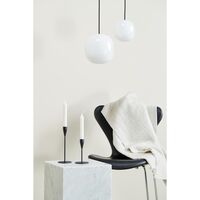 Superkube 150P Pendel Opal med Sort Ledning