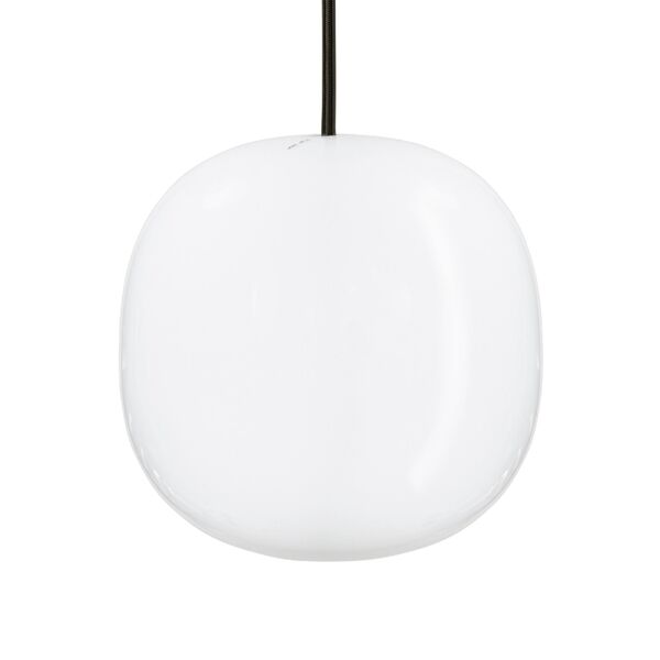 Superkube 200P Hanglamp Opaal met Zwart Koord