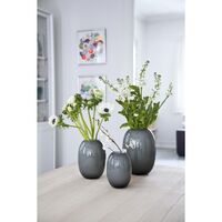 Super Vase 25 cm Opal/ Gray