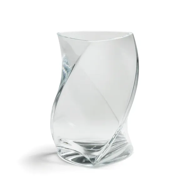 Twister Vase 24 cm Clear