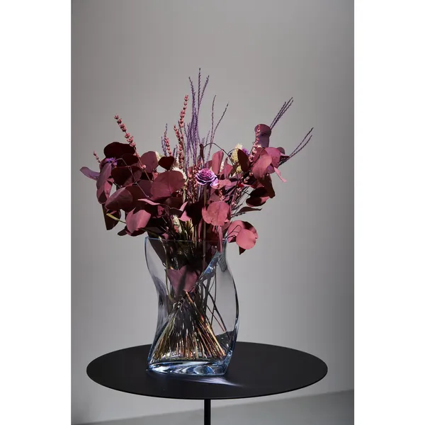 Twister Vase 24 cm Clear