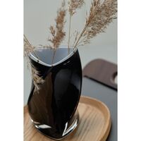 Twister Vase 24 cm Black