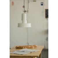 Arne Domus Hanglamp Wit