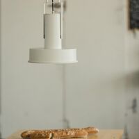 Arne Domus Hanglamp Wit