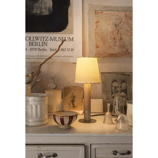 Basics Minimal Table Lamp Beige/ Birch/ Bronze