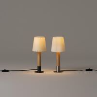 Basics Minimal Table Lamp Beige/ Birch/ Bronze