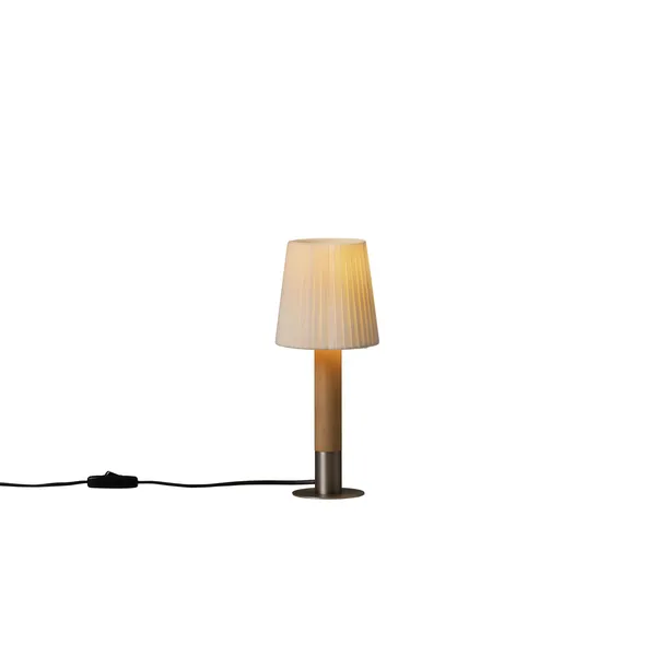 Básica Minima Table Lamp Natural/Birch/ Nickel