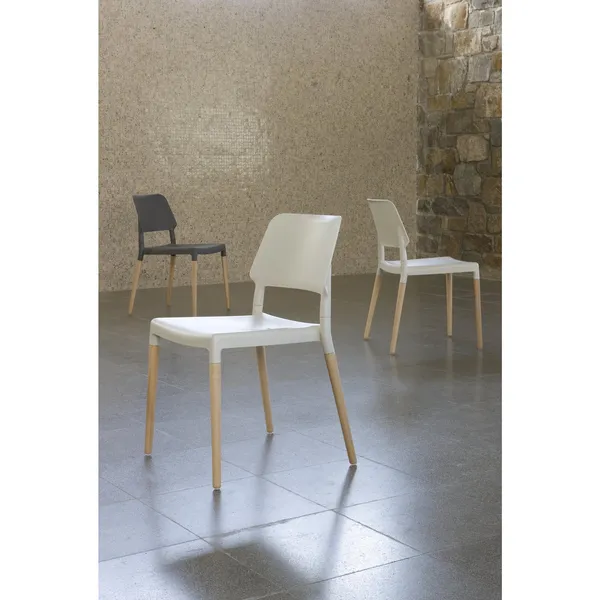 Belloch Dining Chair White Natural