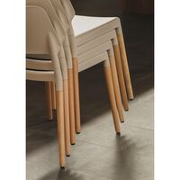Belloch Dining Chair White Natural