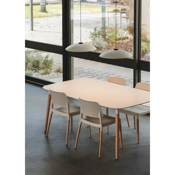 Belloch Dining Chair White Natural