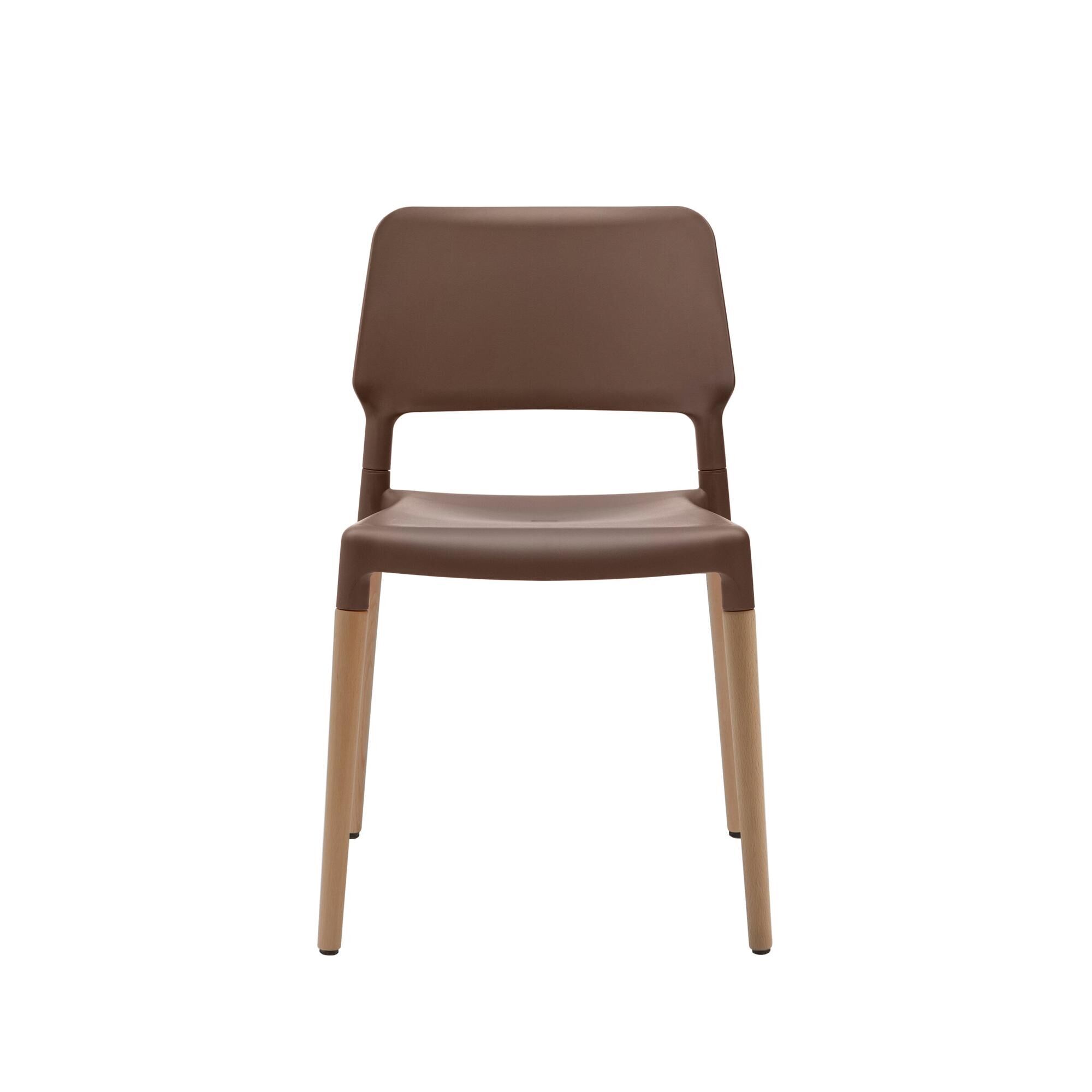 Belloch Spisestol Brun Naturfarget