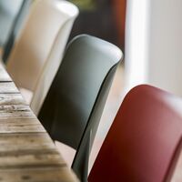 Belloch Dining Chair Red Natural
