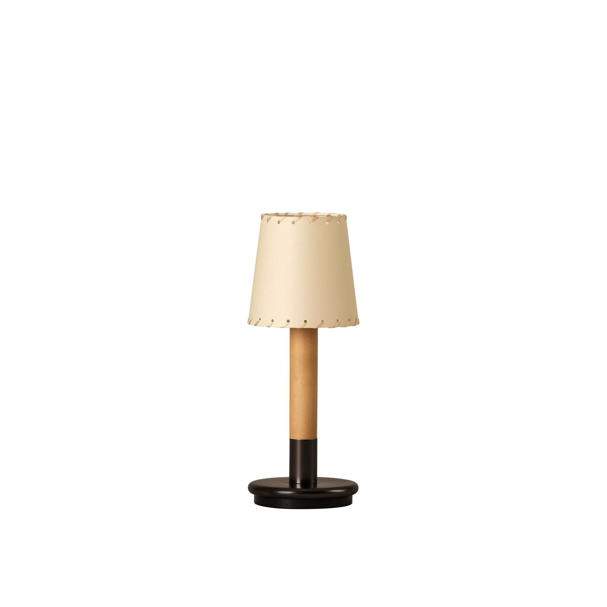 Basic Minimum Batteri Bordslampa Beige/ Bj&ouml;rk/ Brons