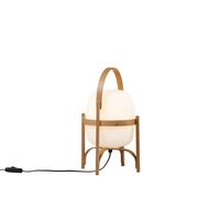 Cestita Lámpara de Mesa Plástico Blanco