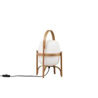 Cestita Lámpara de Mesa Plástico Blanco