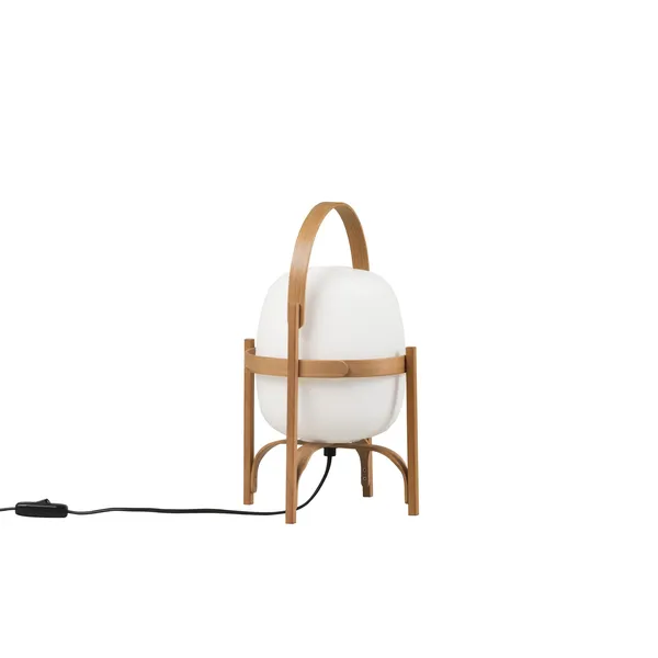 Cestita Lámpara de Mesa Plástico Blanco