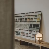 Cestita Lámpara de Mesa Plástico Blanco