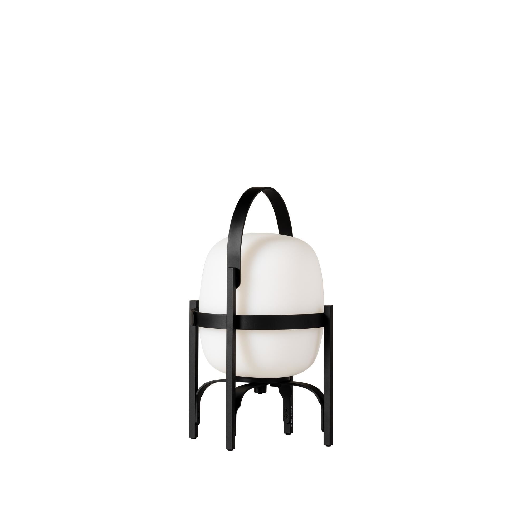 Cestita Alubat Portabel Bordslampa Vit/ Svart