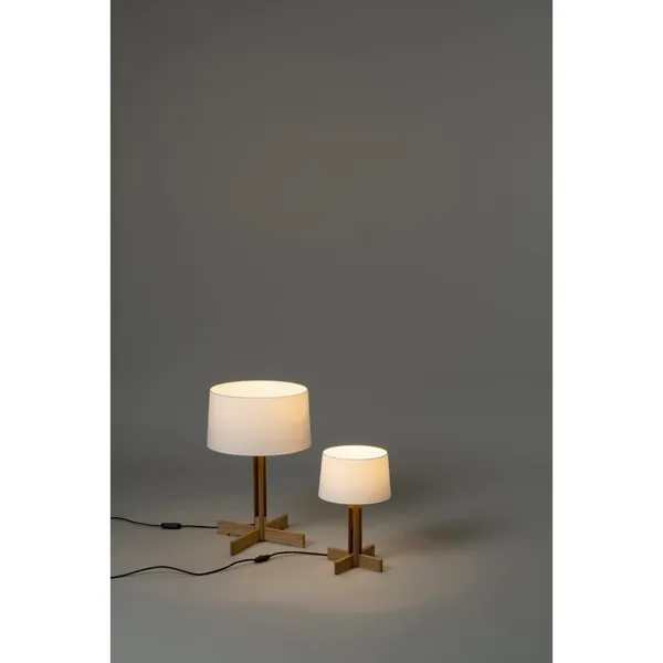 DISH Tafellamp Wit/ Eiken