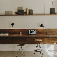 Gira Bordlampe Sort