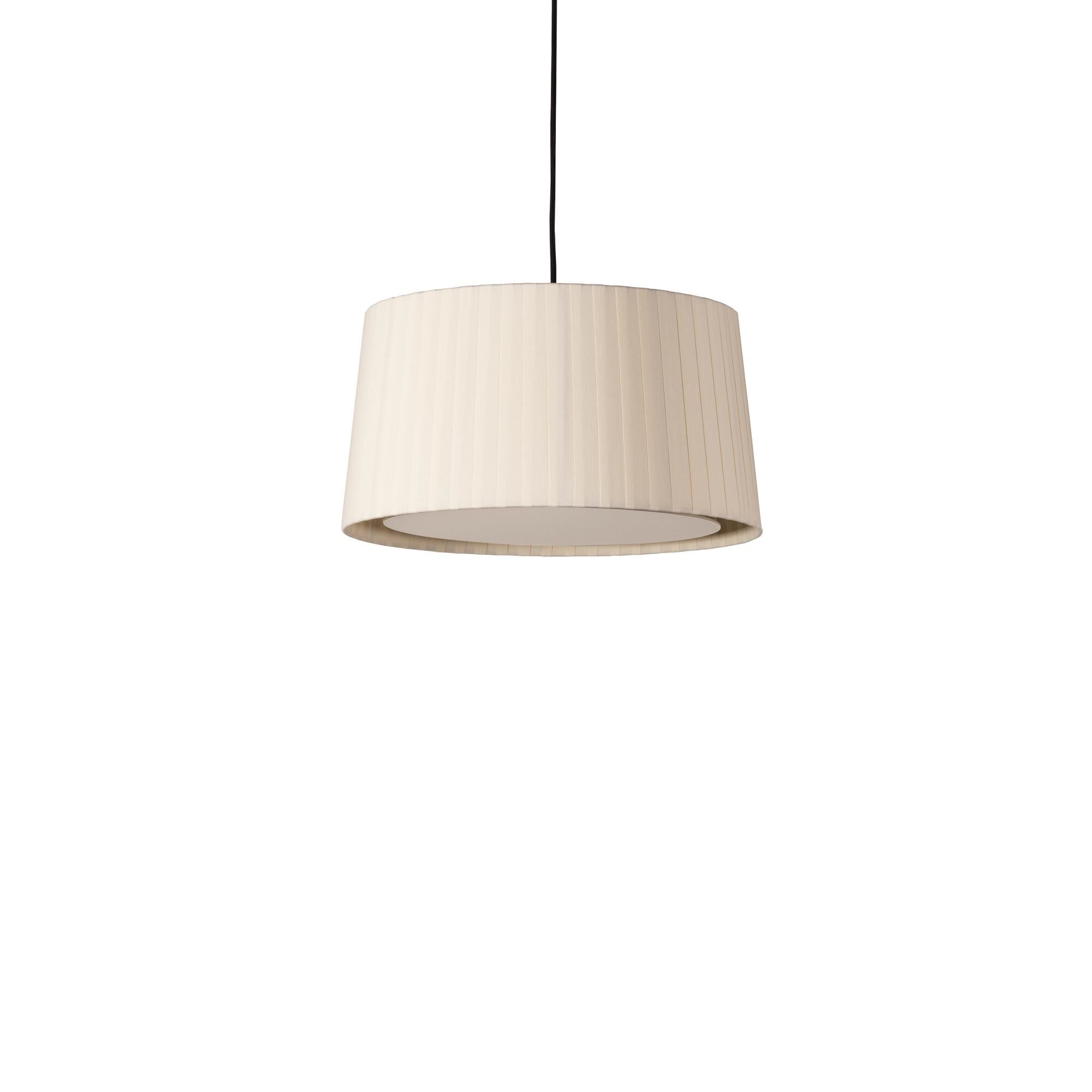 GT6 Taklampa Natur/ Nickel/ Sladd Svart