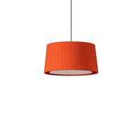GT6 Pendant Red- Amber/ Rosette Nickel/ Cord Black