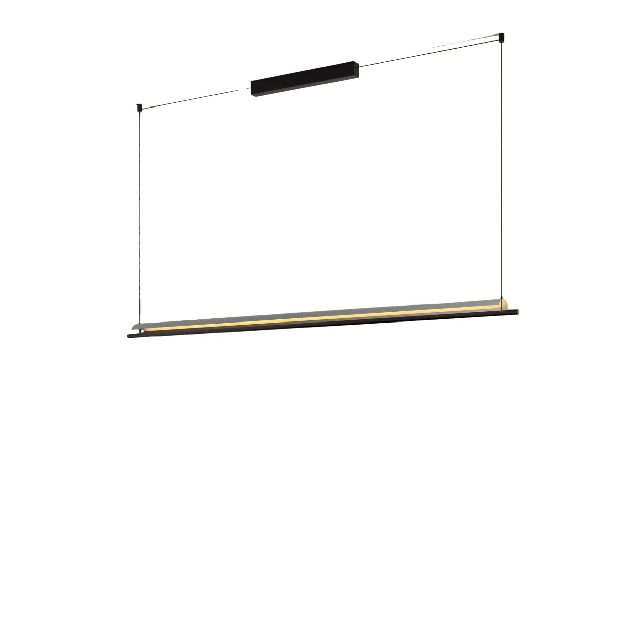 L&aacute;mina 165 Taklampa Vit/ Svart