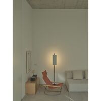 Lámina 45 Floor Lamp White/ Black