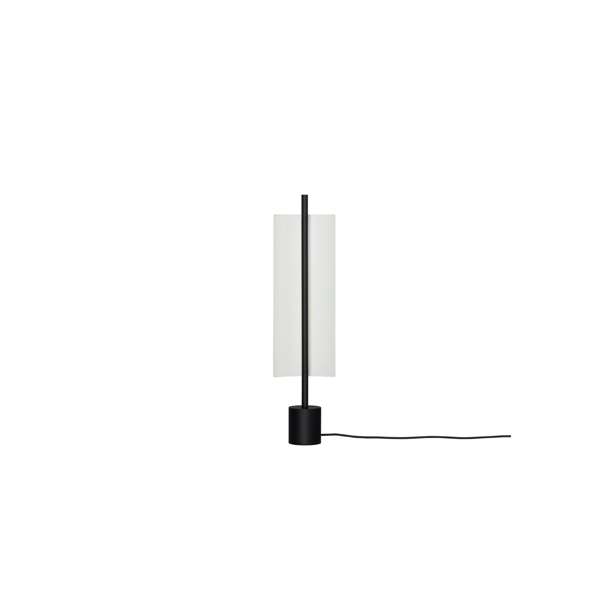 L&aacute;mina 45 Bordslampa Vit/ Svart