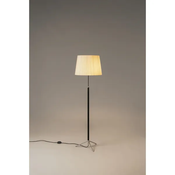 Salon Pie G1 Lampadaire Naturel/Chrome
