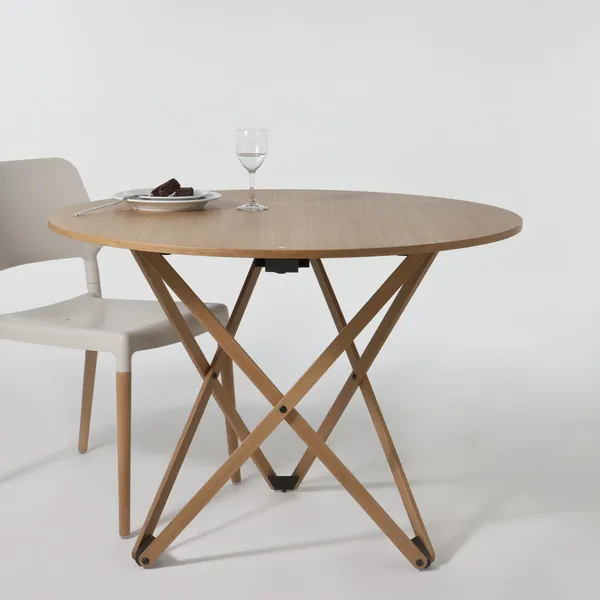 Subeybaja Raise/Lower Table Oak Natural