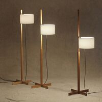 TMM Stehlampe Weiß Buche
