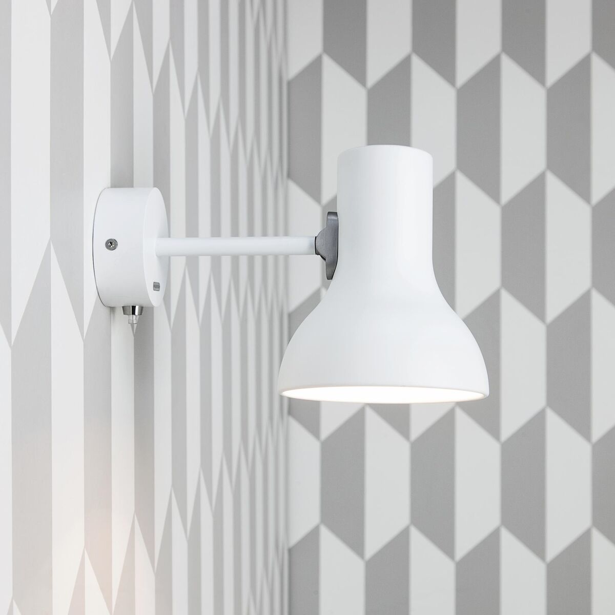 Type 75 Mini Applique Murale Alpine White