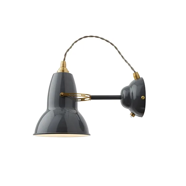 Original 1227 Messing Wandlamp Elephant Grey