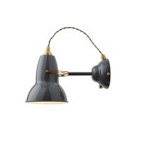 Original 1227 Messing Wandlamp Elephant Grey