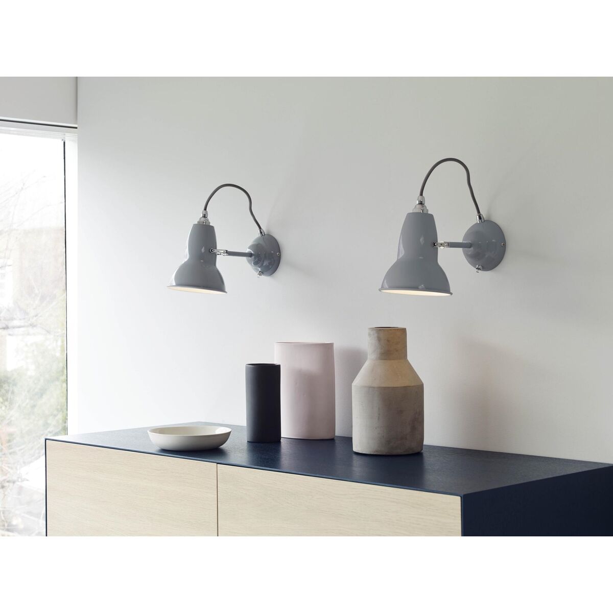 Original 1227 Wall Light Dove Grey