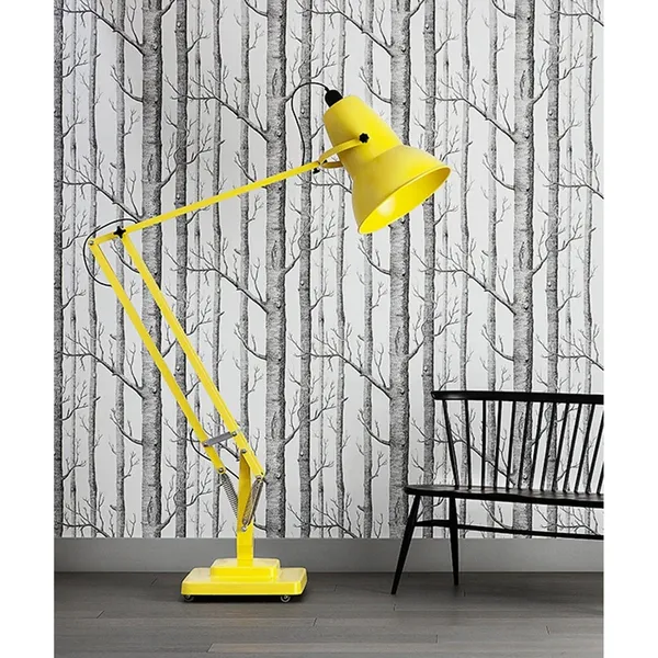Original 1227 Giant Lampada Da Terra Giallo Cedro