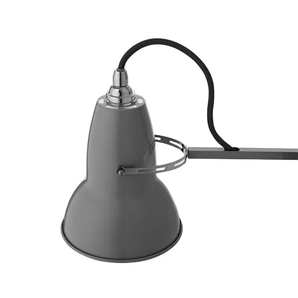 Original 1227 Lamp with Wall Bracket Dove Grey