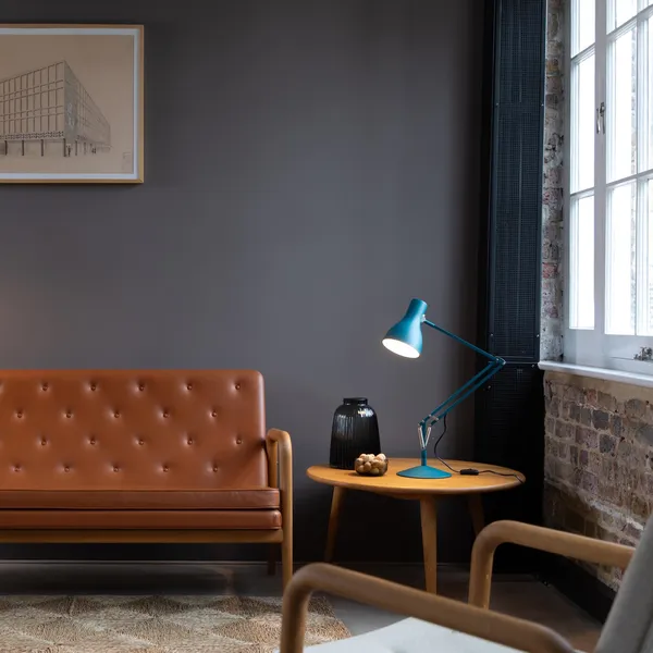 Type 75 Table Lamp + Margaret Howell Saxon Blue