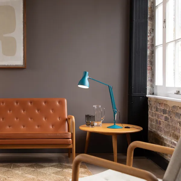 Type 75 Table Lamp + Margaret Howell Saxon Blue