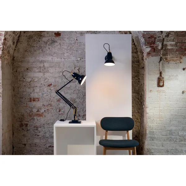 Original 1227 Wandlamp Messing/ Inkt Blauw