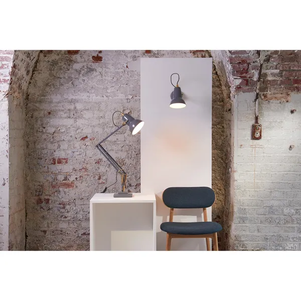 Original 1227 Wandlamp Messing/ Inkt Blauw