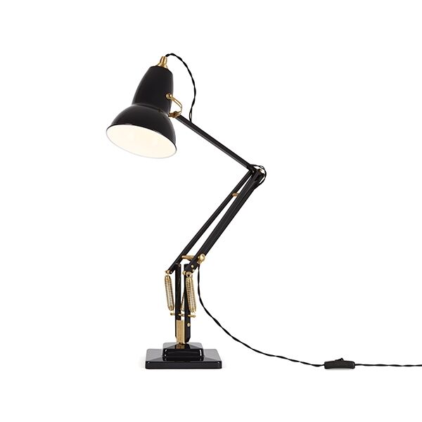 Original 1227 Laiton Lampe à Poser Jet Black