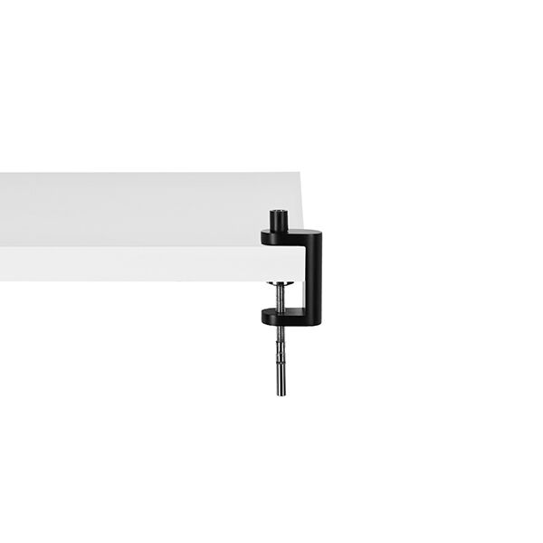 Type Range Klemme für Tischlampe, Pechschwarz