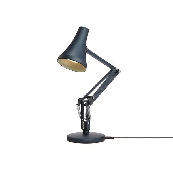90 Mini Mini Tischlampe Stahl Blau/ Grau