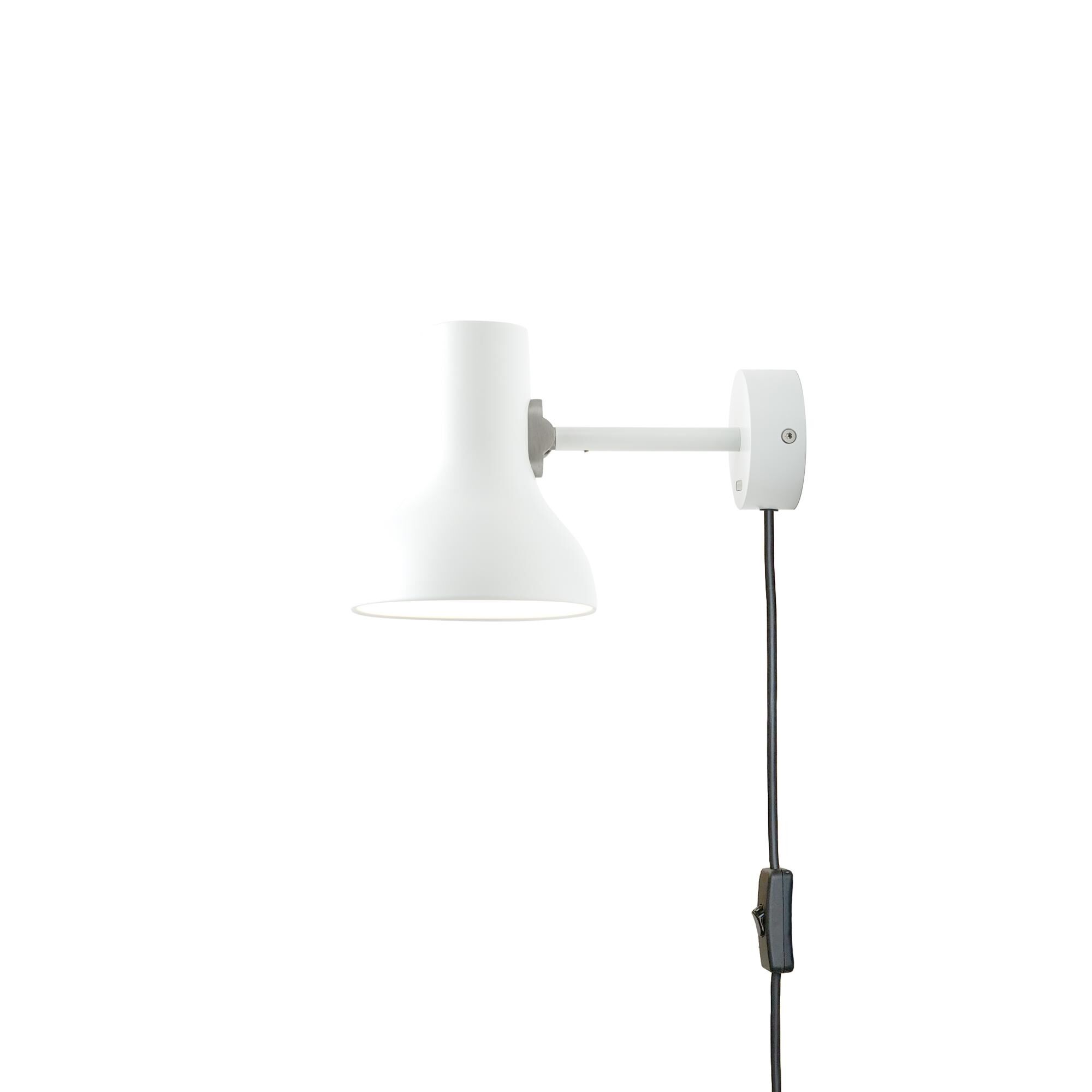 Type 75 Mini Wandlampe mit Kabel Apline Weiß