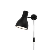 Type 75 Wall Lamp With Cable Jet Black