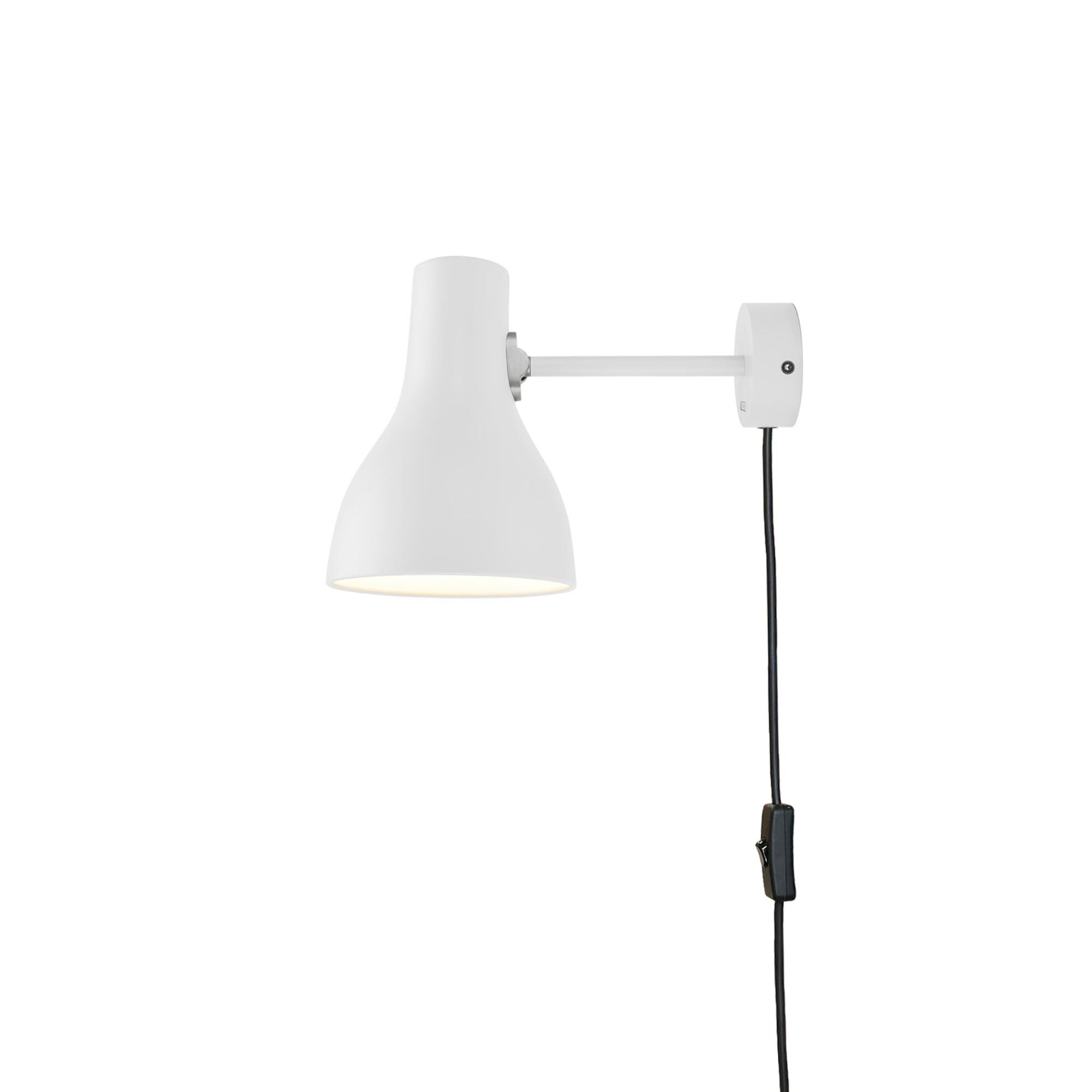 Type 75 Vglampe Med Kabel Apline White