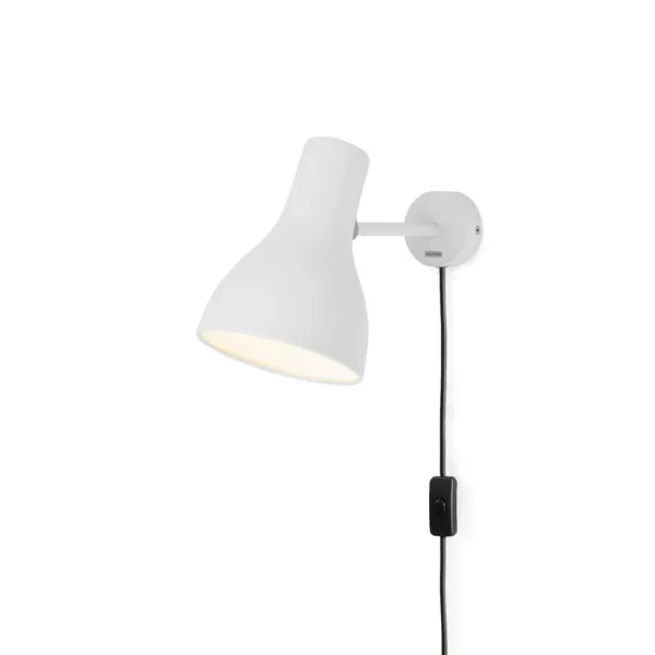 Type 75 Wandlamp Met Kabel Apline Wit